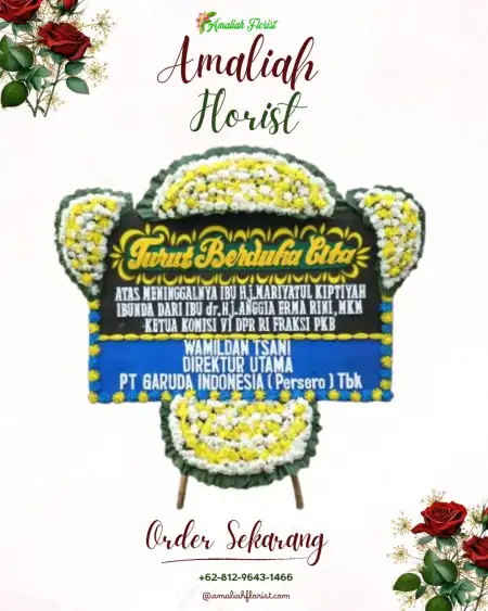 Papan Bunga Duka Ngrompak